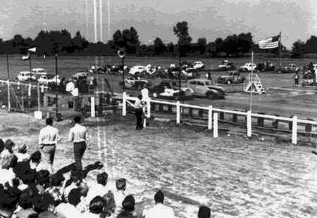 Mt. Clemens Race Track - 1951 Front Stretch From Vince Cuker (newer photo)